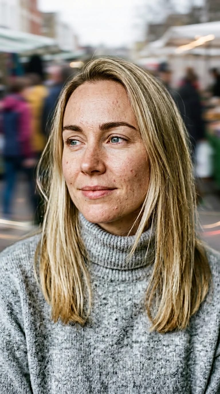 Soft portrait before Clear Image enhance